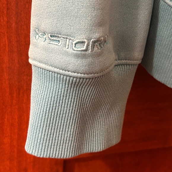 Women's Under Armour Storm Teal Hooded Sweatshirt size Small EUC - Picture 4 of 6